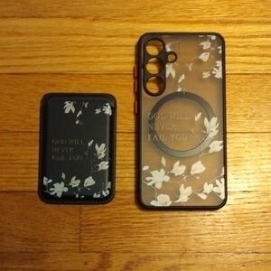 Semi Transparent Christian Phone Case For Samsung Galaxy 25 With Magnetic Wallet